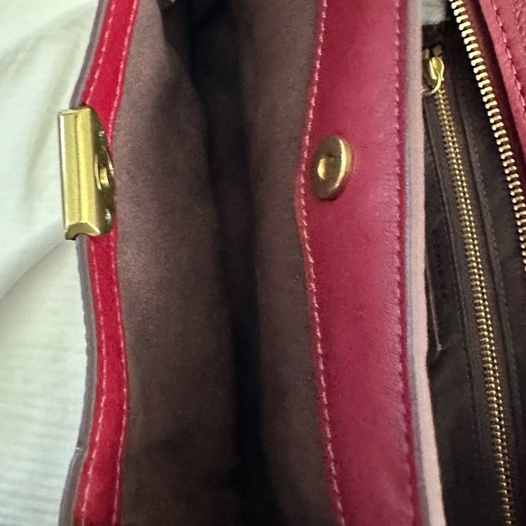 Coach Dreamer 21 Leather Satchel/Crossbody  Oxblood Color. 11Lx7Hx4D. - Picture 5 of 8